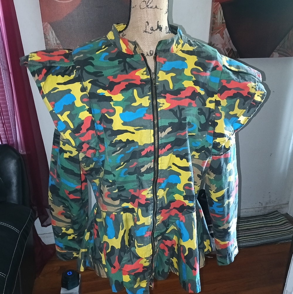 Colorful Camouflage Jacket
